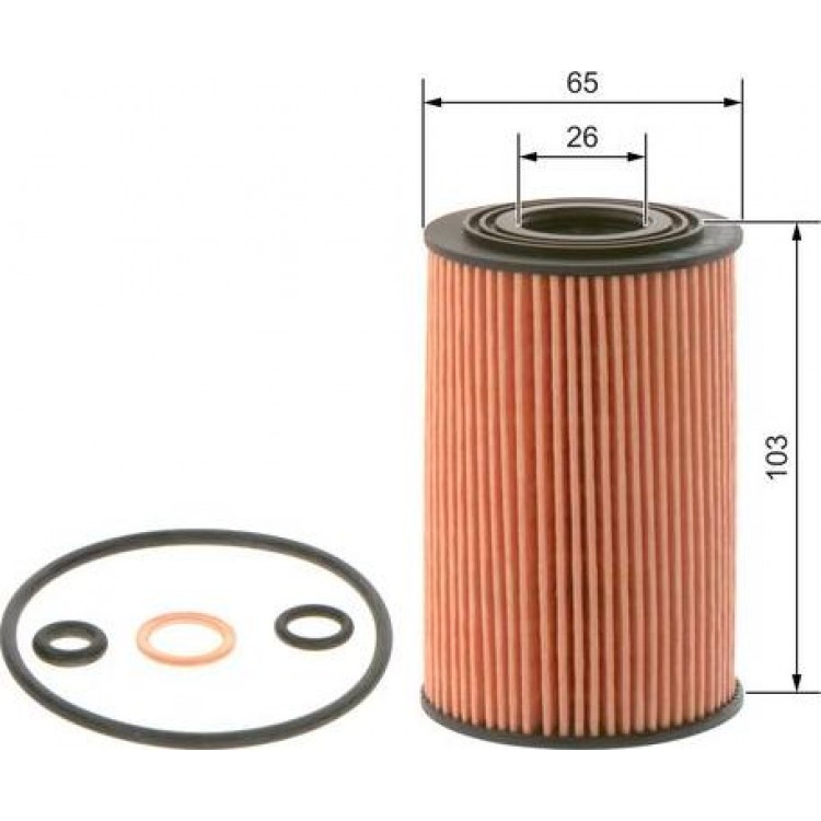 BOSCH 0986 4B7 029 YAĞ FİLİTRESİ İ30-İ20