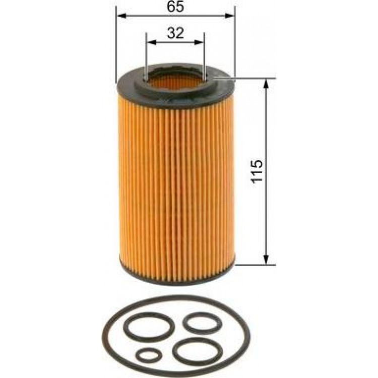 BOSCH 0986 4B7 031 YAĞ FİLİTRESİ MERCEDES